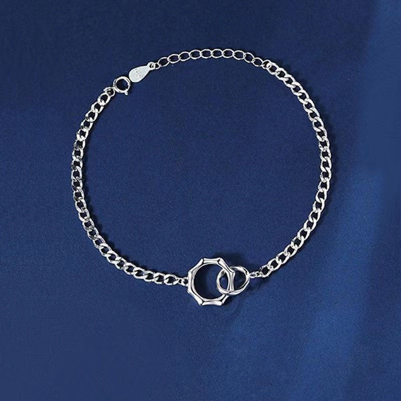 Miniatura: Mobius Double Ring Twilight Couple Copper Bracelet Gift