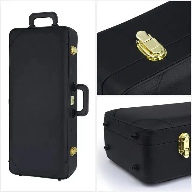 Miniatura: Saxophone Alto professionnel classique, ton E, noir Nickel or mat, Instrument de