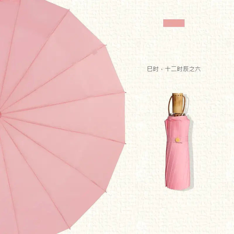 Miniaturebillede: Parapluie de pluie pour hommes | Parapluie, femme 16 os, robuste Style chinois, 