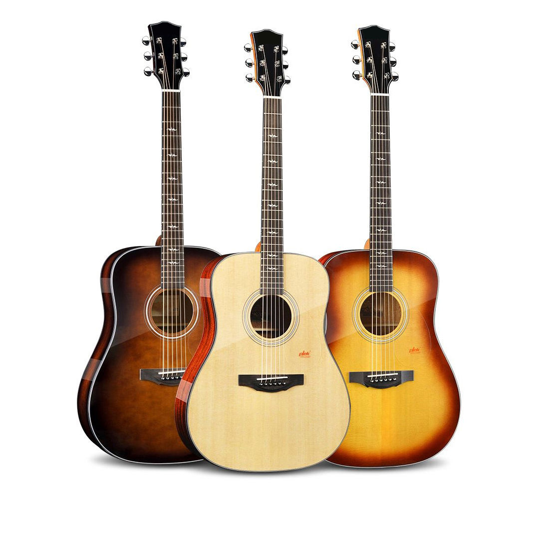 Solid Top-Level Acoustic Guitar F1/F2-S1 With Vibration Pickup Professional Guit
