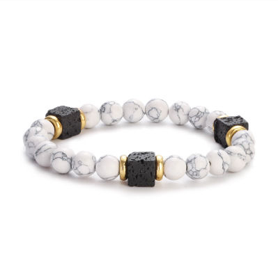 Miniatura: Bracelet en pierre volcanique,