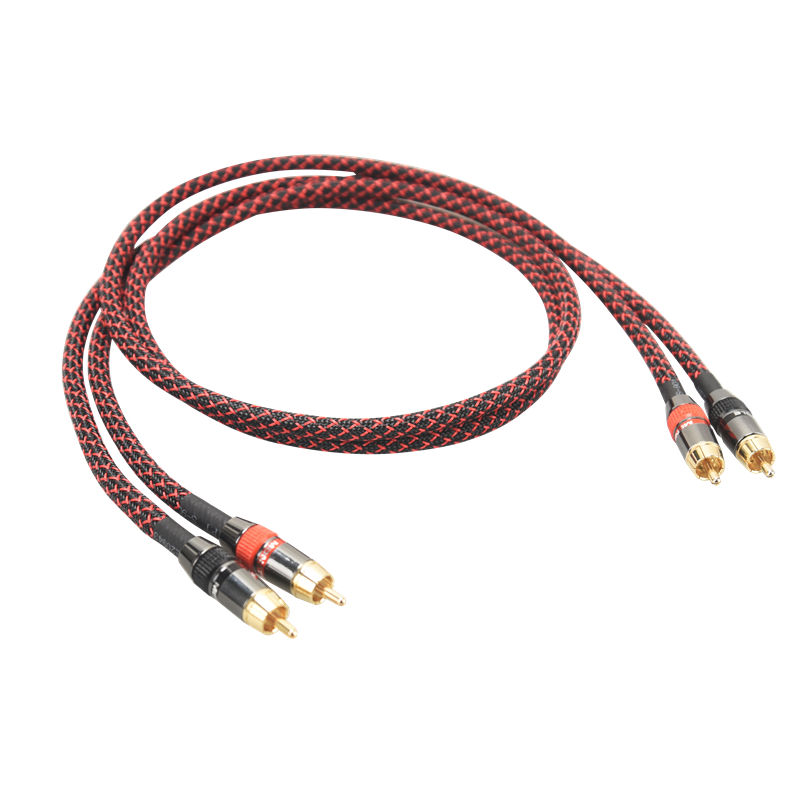 Miniatura: Hi-Fi Fine RCA Cable High Quality 4N OFC HIFI 2RCA-2RCA Male to Male Audio Cable