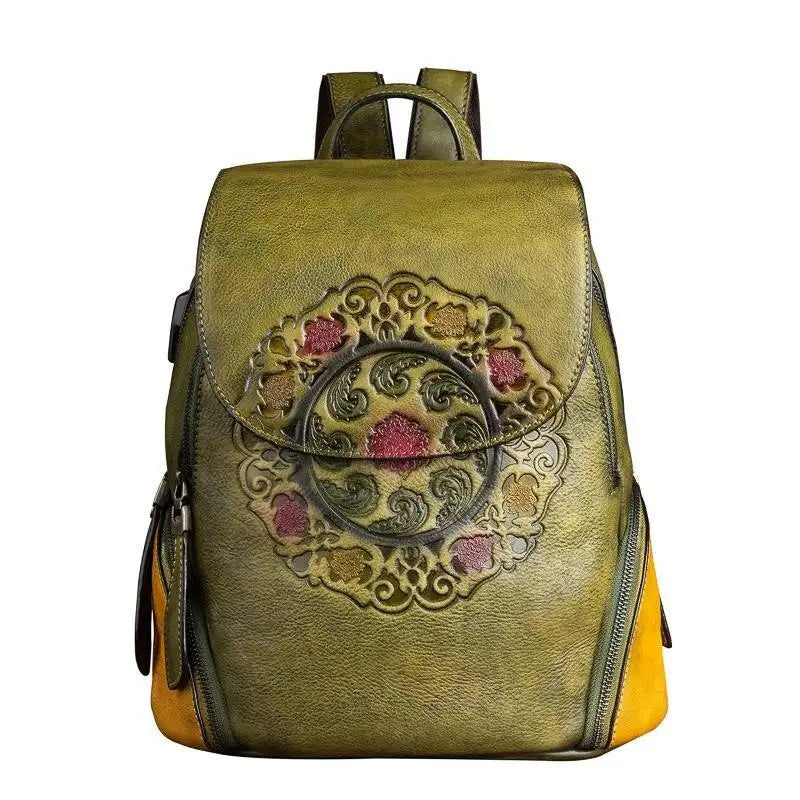 Pikkukuva: VOLASSS Vintage China Style Backpacks For Teenage Girls Bookbag Women Backpack G