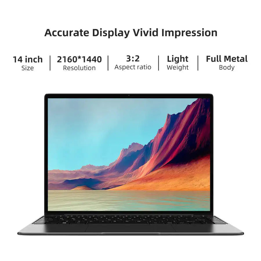 Miniaturebillede: New CHUWI CoreBook X Intel Core i5-8259U Laptops 14 Inch 2160x1440 Resolution DD