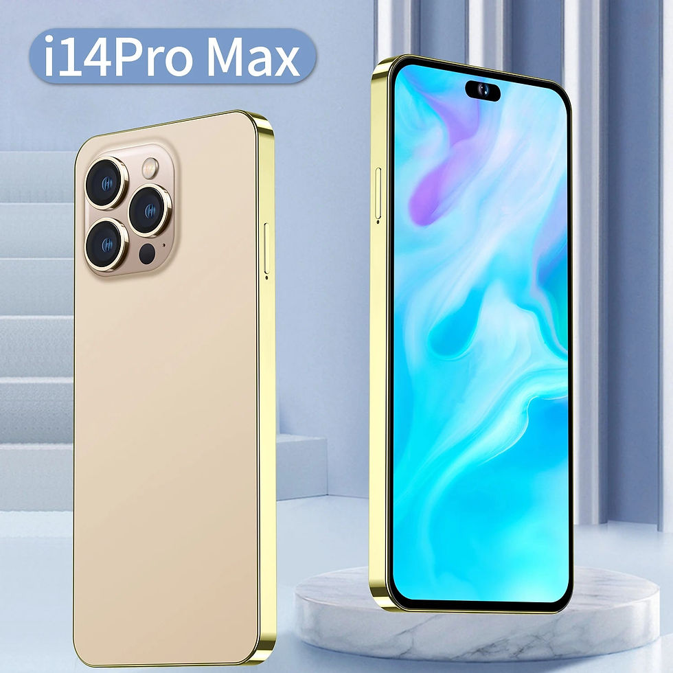 Thumbnail: Fast dropship i 14 pro max unlocked cell phone 7.3 inch Big Screen 16GB + 512GB 