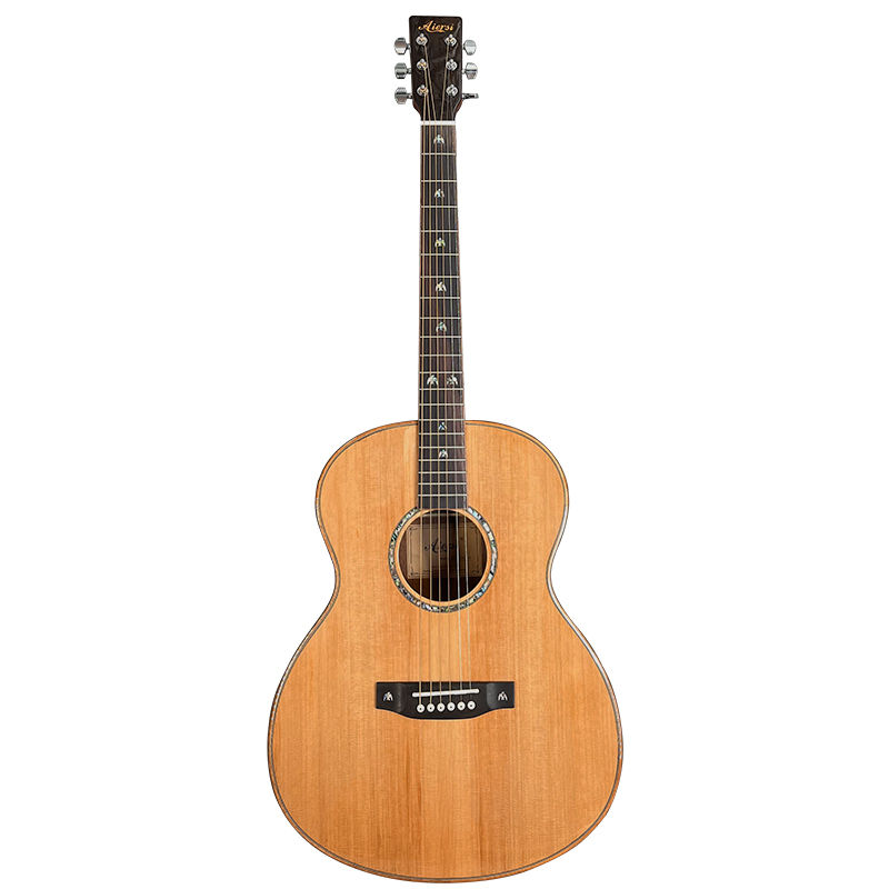 Pikkukuva: Aiersi High Quality Acoustic Guitar Solid Top Manhogany Wood Guitar