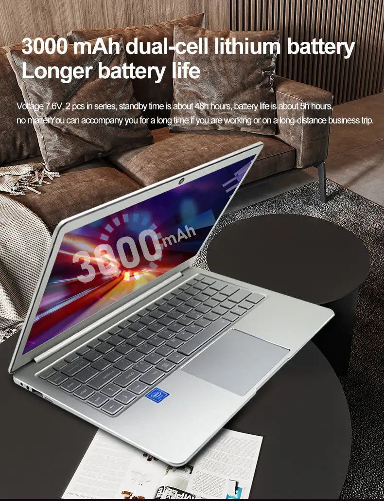 Miniatyrbilde: OEM Laptops Notebook Win10 Backlit Keyboard 1080P 14inch Slim Laptop Computer fo