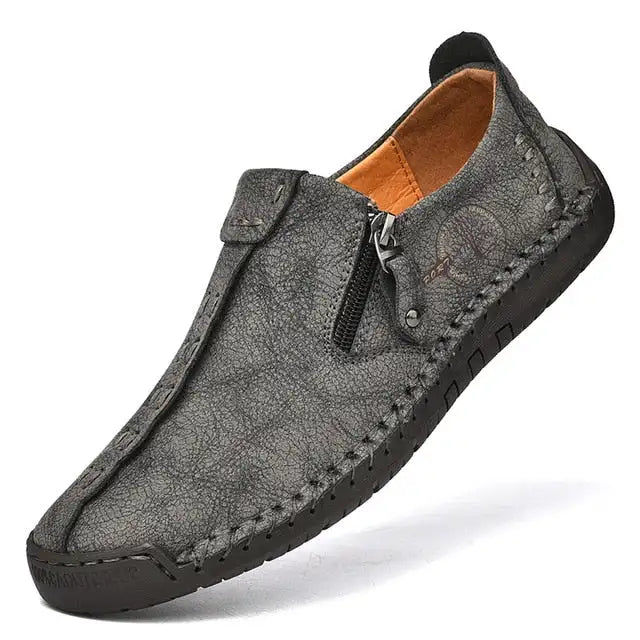 Thumbnail: High Quality Genuine Leather Men Shoes Set foot Casual Slip On Men Loafers Men F
