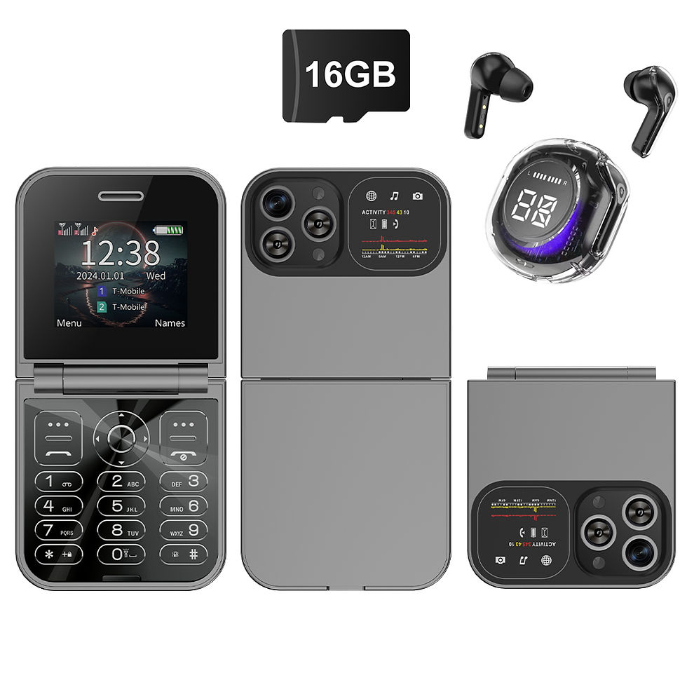 Miniaturebillede: SERVO F15 Mini New Flip Mobile Phone Dual SIM GSM Speed Dial Magic Voice Camera