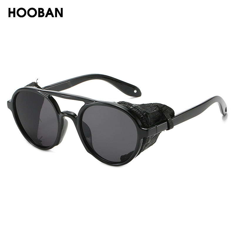 Μικρογραφία: Vintage Steampunk Brand Design Sunglasses Women Men Retro Round Male's 