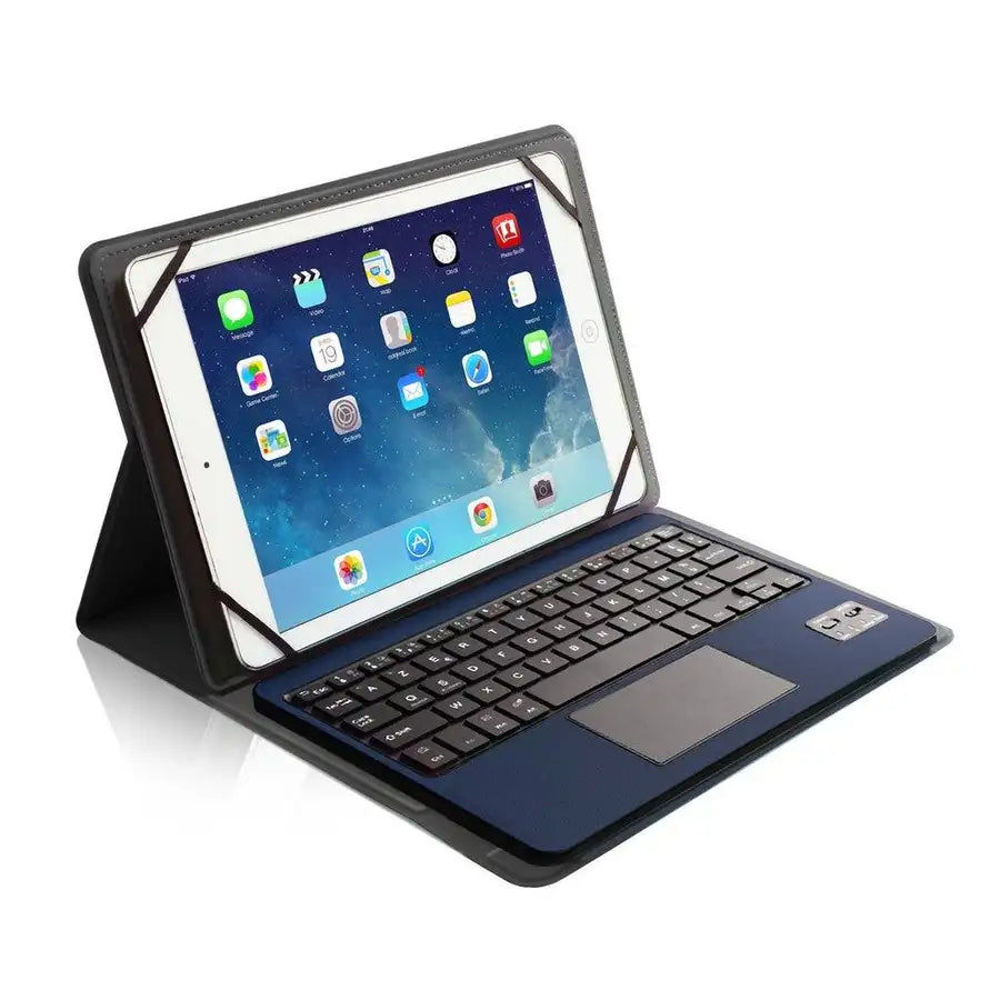 Pikkukuva: Bluetooth Keyboard with Touchpad + Slim Leather Case Stand Cover for iPad Window