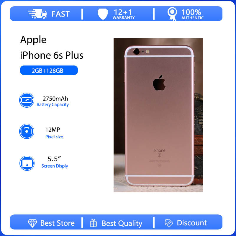 Miniatyrbilde: Apple iPhone 6s Plus Mobile Phone Original Used Unlocked 5.5" 16/32/64/128GB ROM