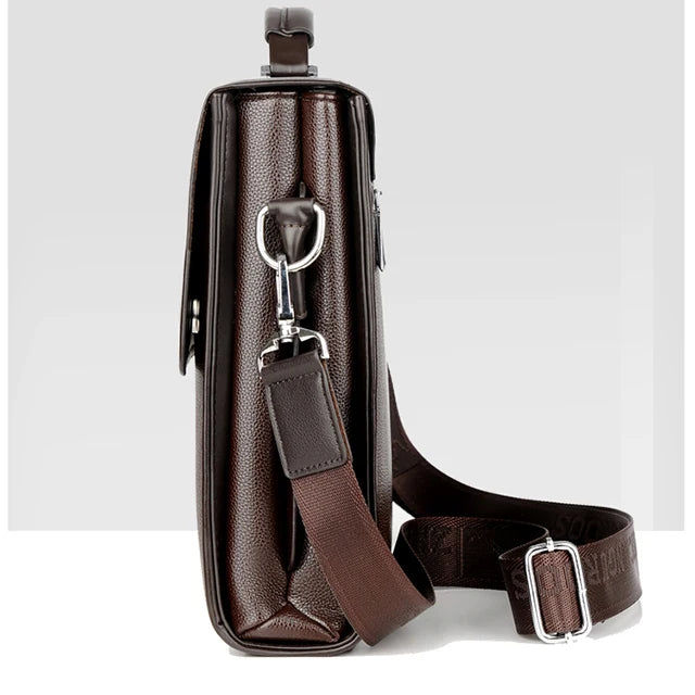 섬네일: New style men's handbag high quality business briefcase PU