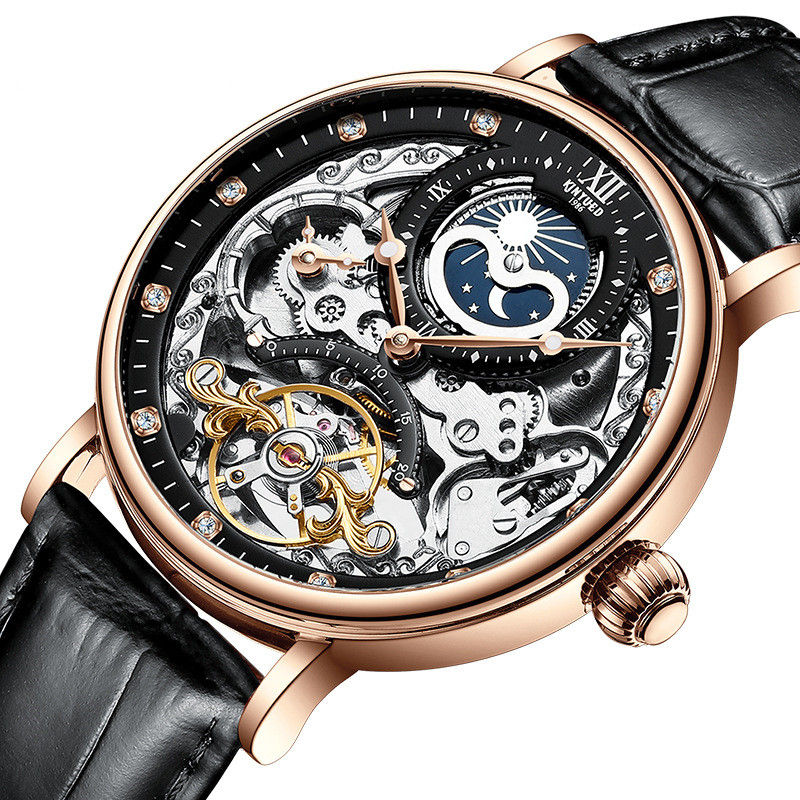 Miniatyrbild: Multifunctional Two-time Men's Business Waterproof Mechanical Watch