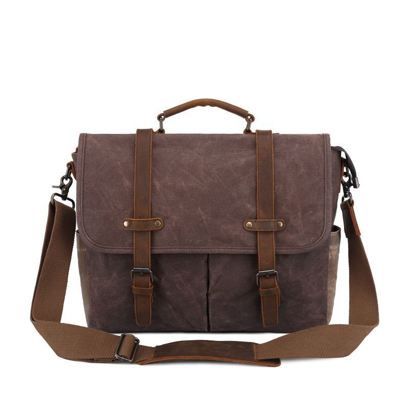 Miniaturebillede: Sac de toile de cire à l'huile pour hommes