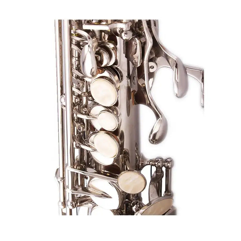 Thumbnail: SEASOUND OEM Cheap High Quality Nickel Curve Bell Soprano Saxophone JYSS100N