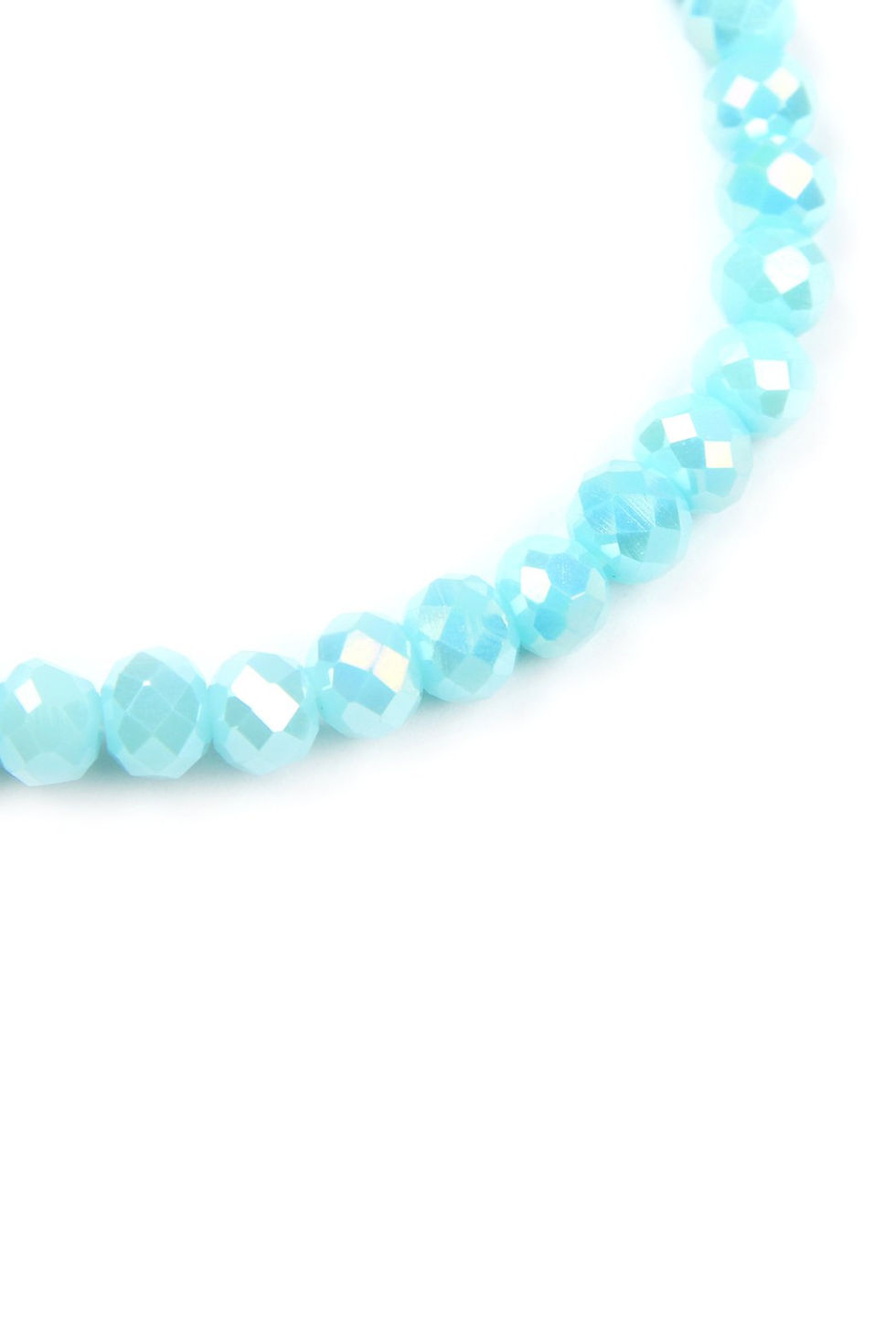 Miniatyrbild: 83593 - "Believe, Hope, Faith" 6mm Glass Beads Stretch Bracelet
