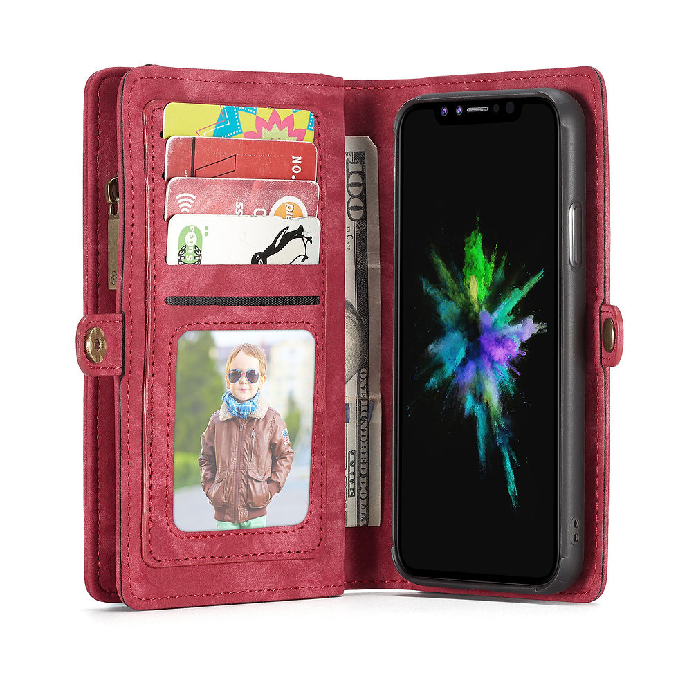 Miniatyrbilde: S20 Multi-function XsMax Card Flip Phone Case