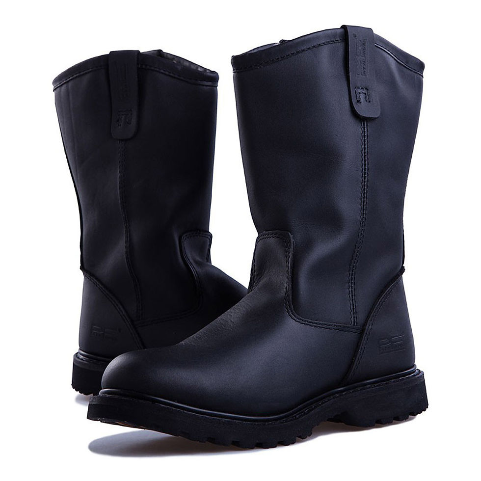 Thumbnail: Genuine Cowhide Leather Goodyear Welted American Men's Winter Boots Retro Wester