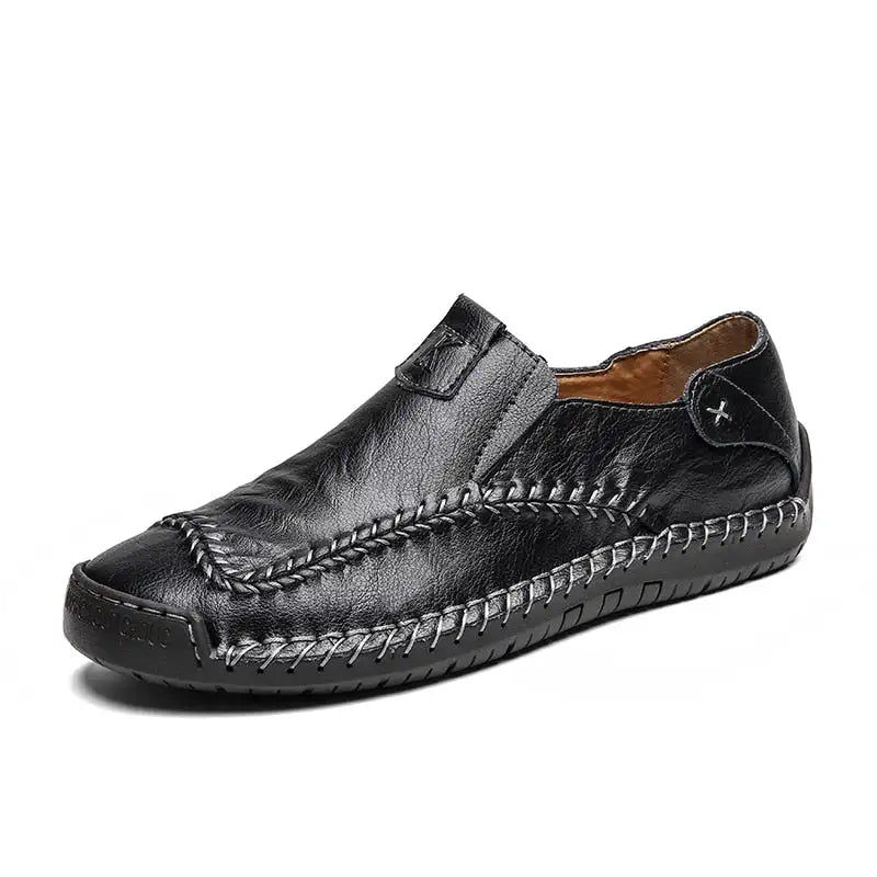 Miniaturebillede: New Handmade Genuine Leather Men Casual Shoes Luxury Brand Men's Loafers Fashion