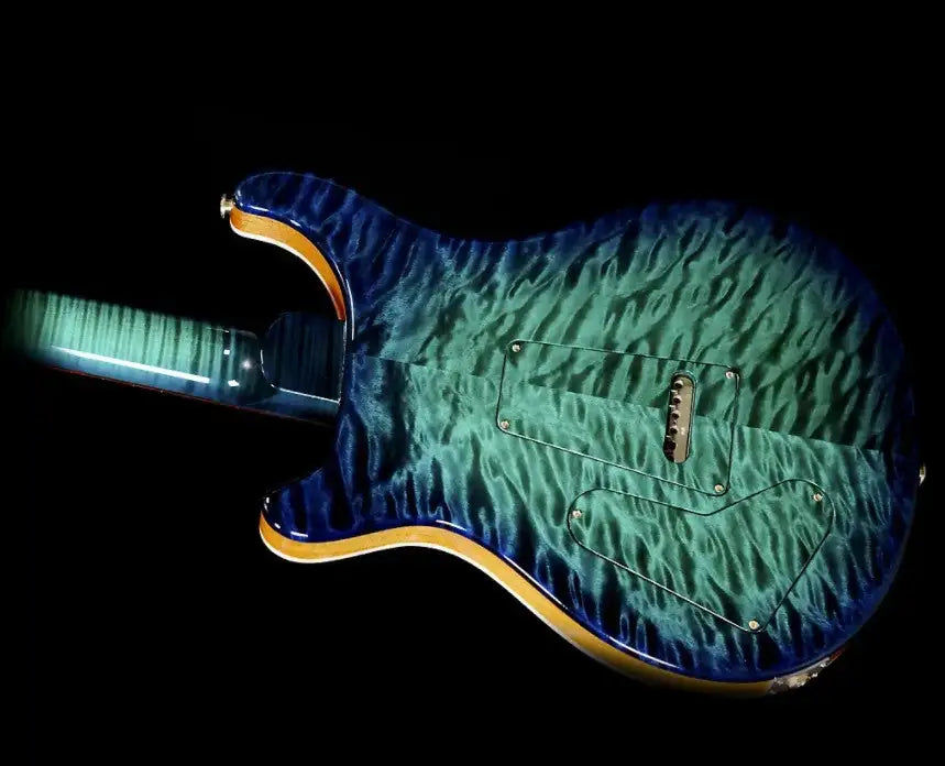 Miniaturbild: PRS Custom Green Flame Maple Top Electric Guitar (Green)