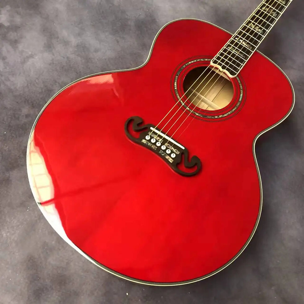 섬네일: 43" Jumbo Series Sunset Red J200 Acoustic Guitar