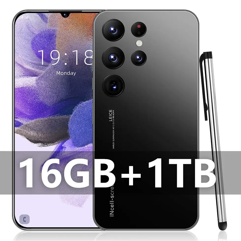 Thumbnail: S24 Ultra Smartphone 6.8inch Full Screen Face ID 6800mAh Mobile Phones Global 