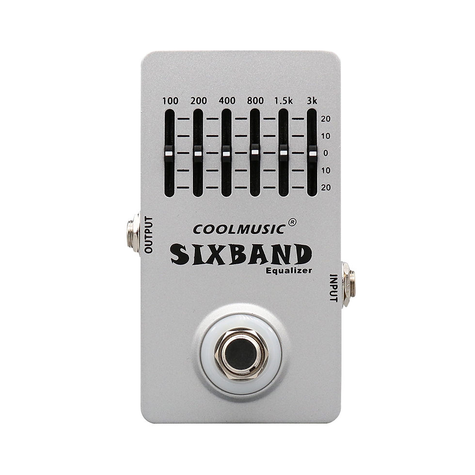 섬네일: Electric & Acoustic Guitar Pedal 6-Band Equalizer EQ Effect Full Metal Shell Tru