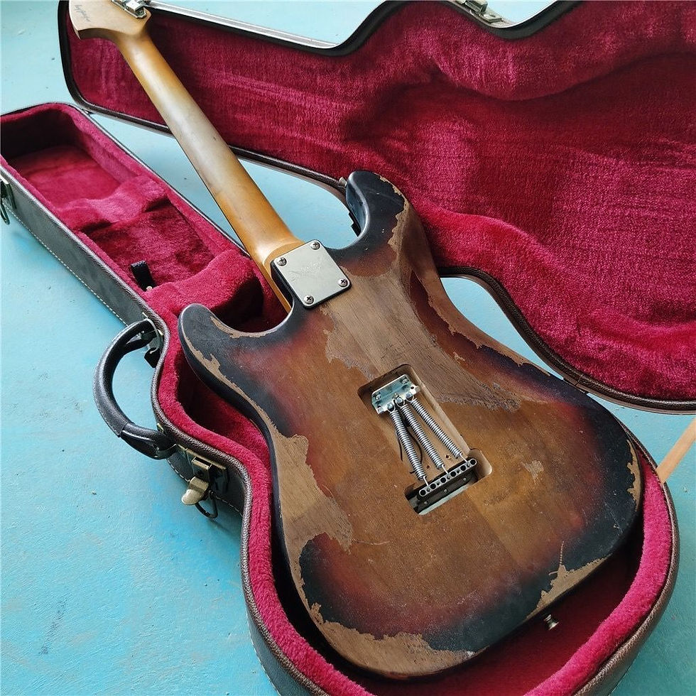 Miniaturebillede: Factory Customization Hand Made Antique Electric Guitar High-quality 6 String