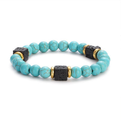 Miniatura: Bracelet en pierre volcanique,