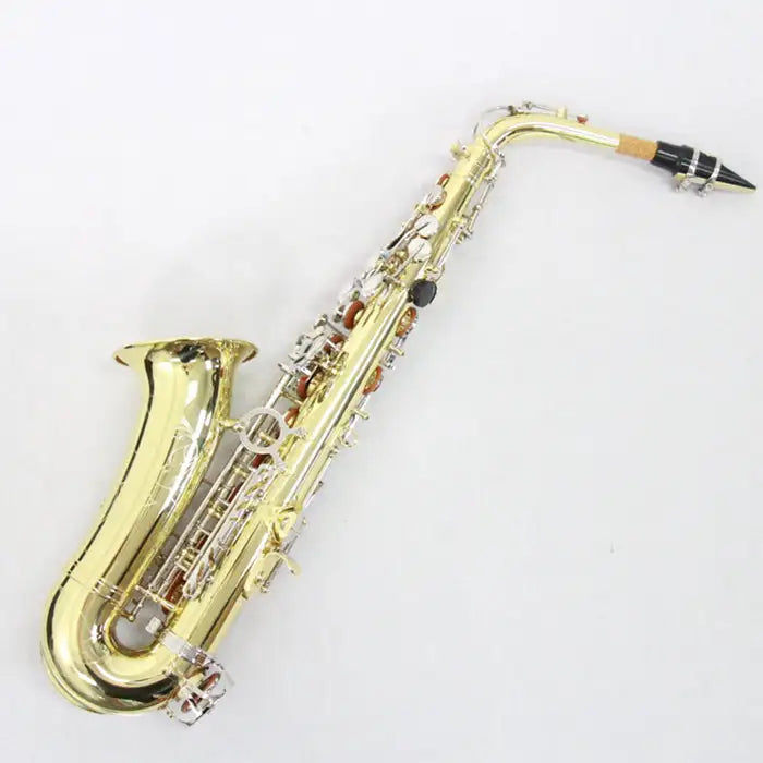 Miniatura: High Quality OEM Colors Gold Lacquered Body Nickel Plated Keys Alto Saxophone