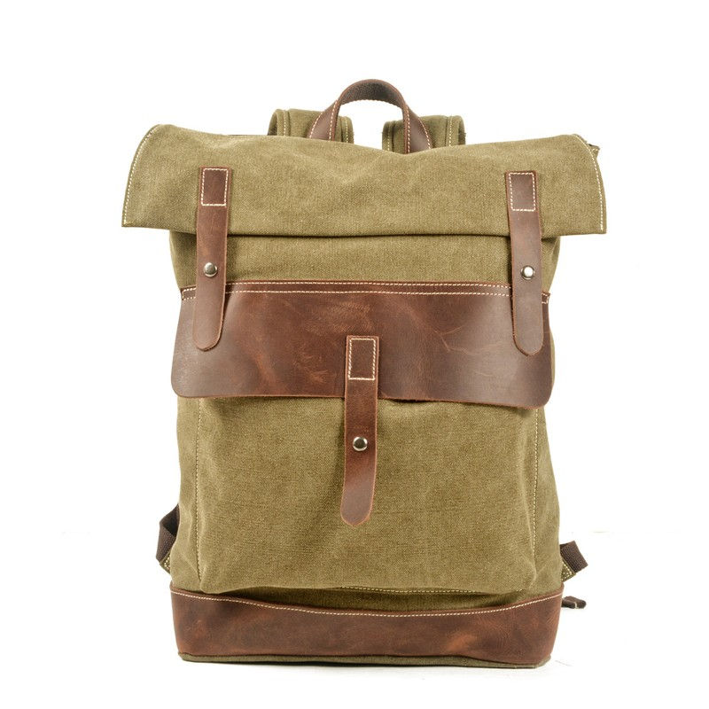 Thumbnail: En plein air Militaire Toile Sac À Dos Pour Voyage En Plein Air