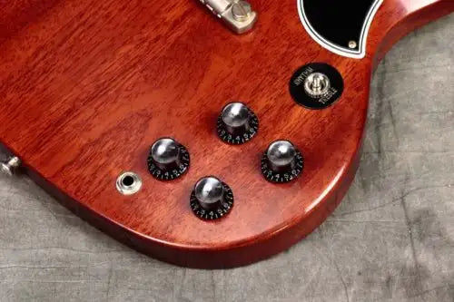 Miniaturebillede: Détails sur 2017 Gibson Custom Shop Limited Run 1961 SG Standard Grover Cherry C