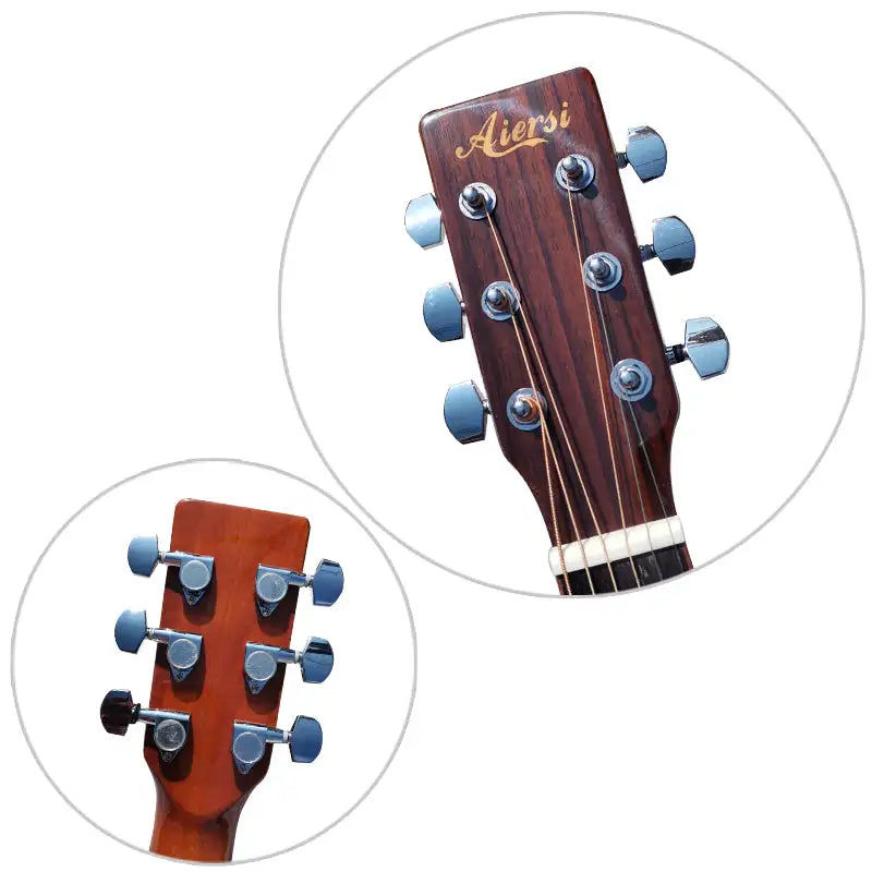 Miniatyrbild: Aiersi brand cheap price hot sale handmade solid cedar top acoustic guitar