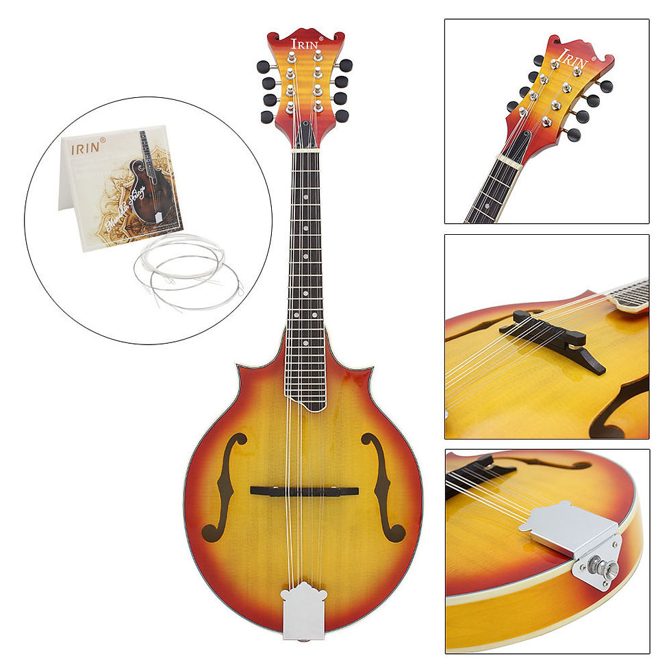 Thumbnail: IRIN Mandolin Strings Silver-Plated Stainless Steel Copper Alloy Wound String Ma