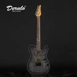 Miniatyrbild: Derulo Electric Guitar OEM TL Guitar Hige Quality High end customization Flame M