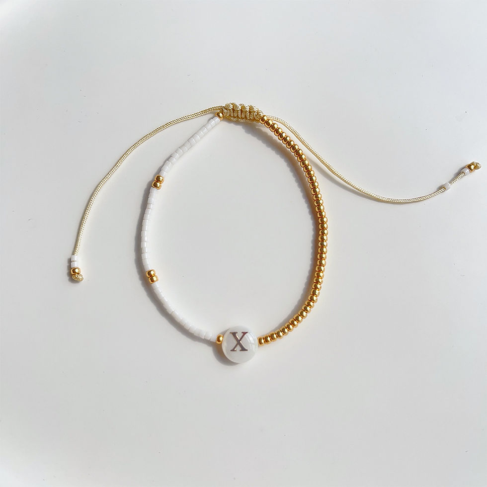 Miniatura: Niche French Style Golden Balls Small Bracelet