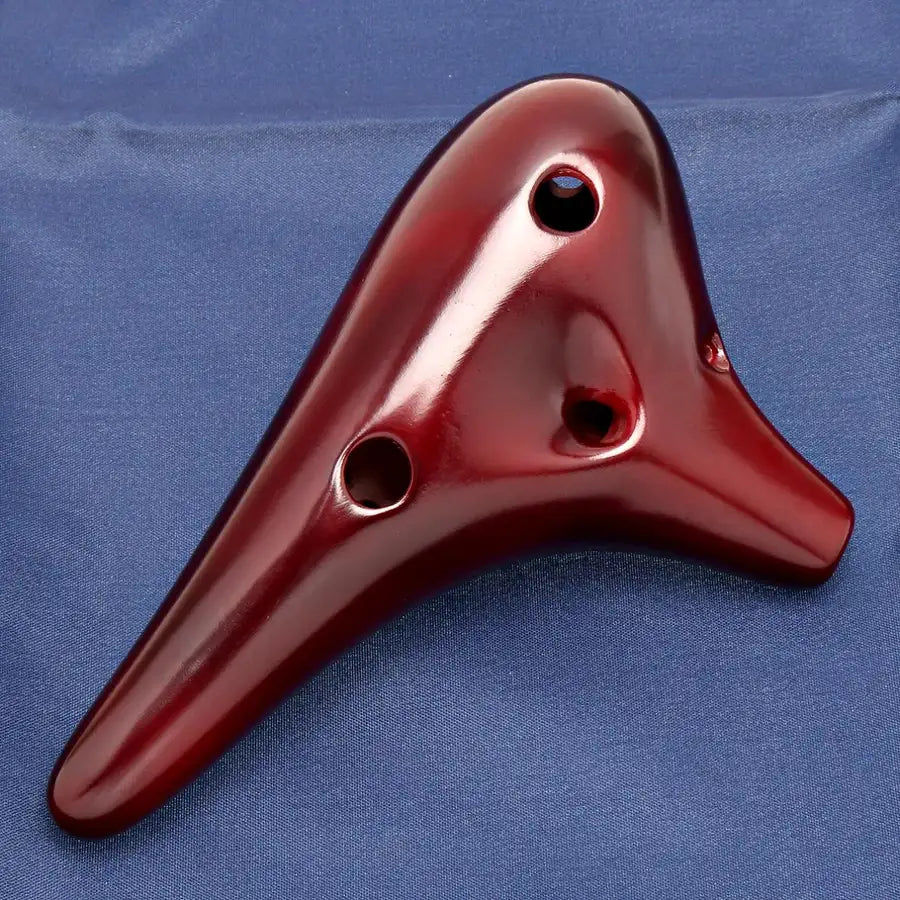 Miniatura: Professionnel 12 trous Alto ton C Ocarina flûte céramique Instruments de musique