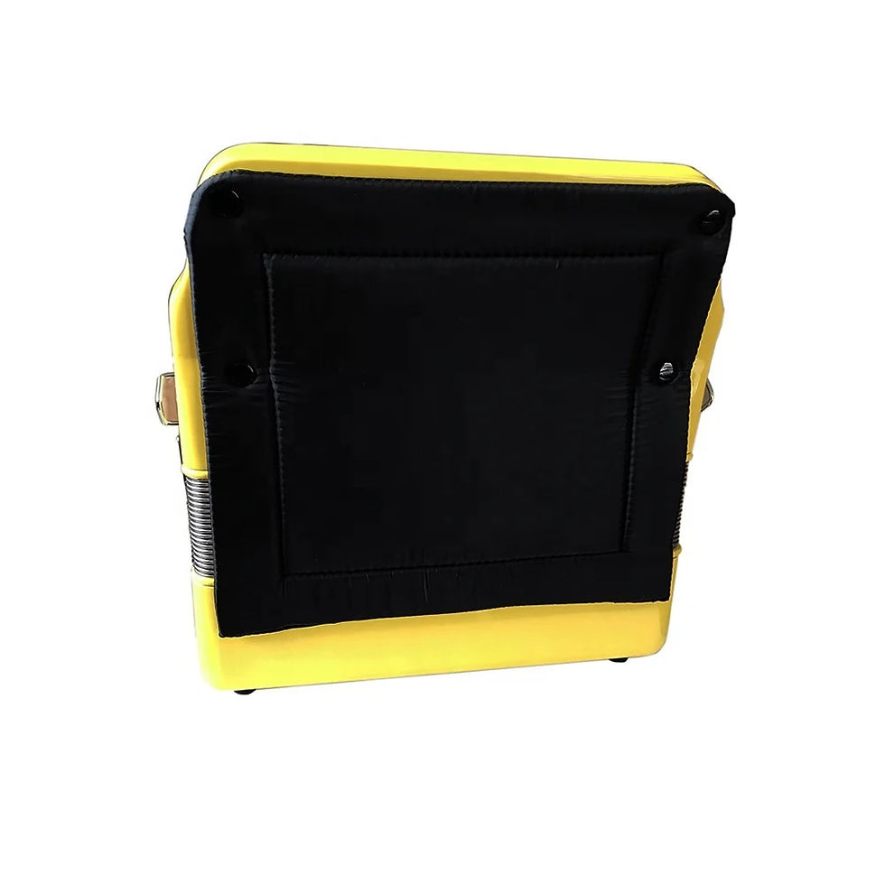 Thumbnail: Top Sale 34 Buttons 12 Bass 3 Registers Yellow Student Button Accordion