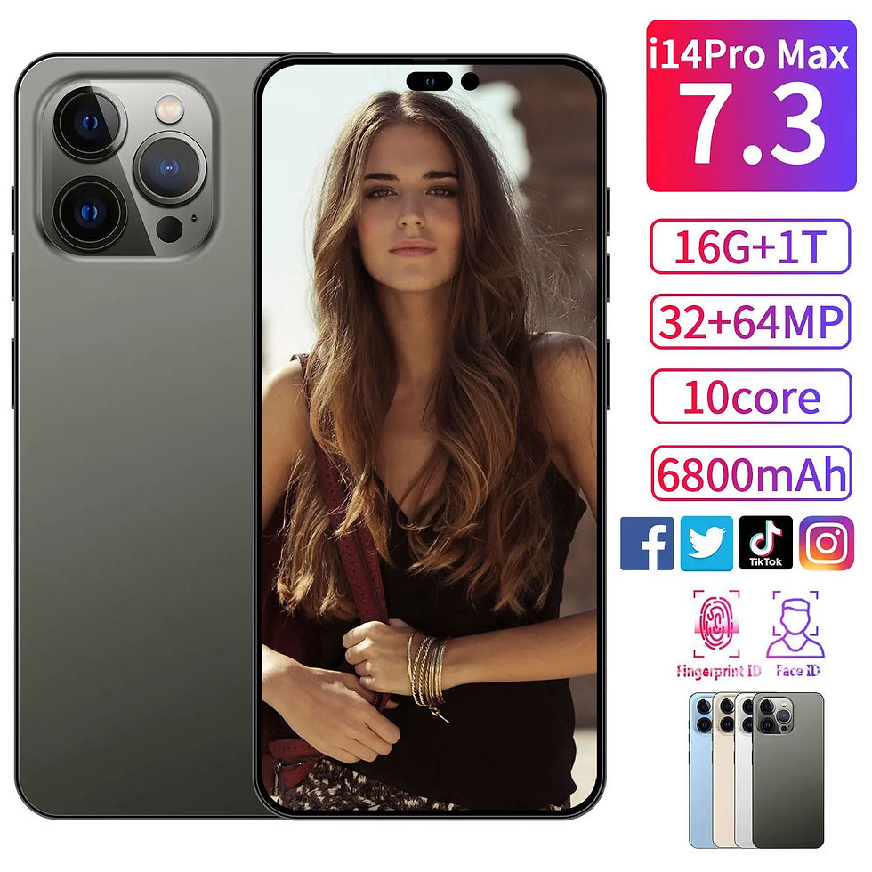 Thumbnail: High quality i14 pro max 7.3'' imfinz endnote 20 android smartphone 4g 5g mobile