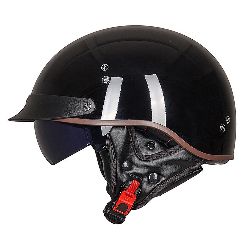 Miniature : Motorcycle Helmet Retro German Classic 