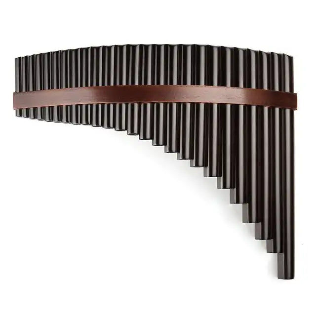 섬네일: Flûte de casserole noire, 25 tuyaux C, Instrument traditionnel à vent en bois, t