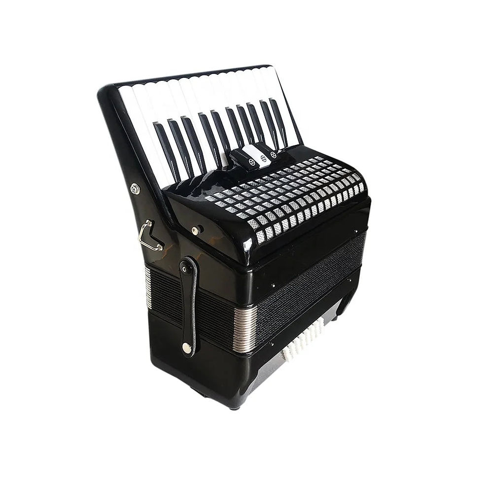 Miniatura: SEASOUND OEM Cheap 26 Key 48 Bass 3 register Black Piano Keyboard Accordion Inst