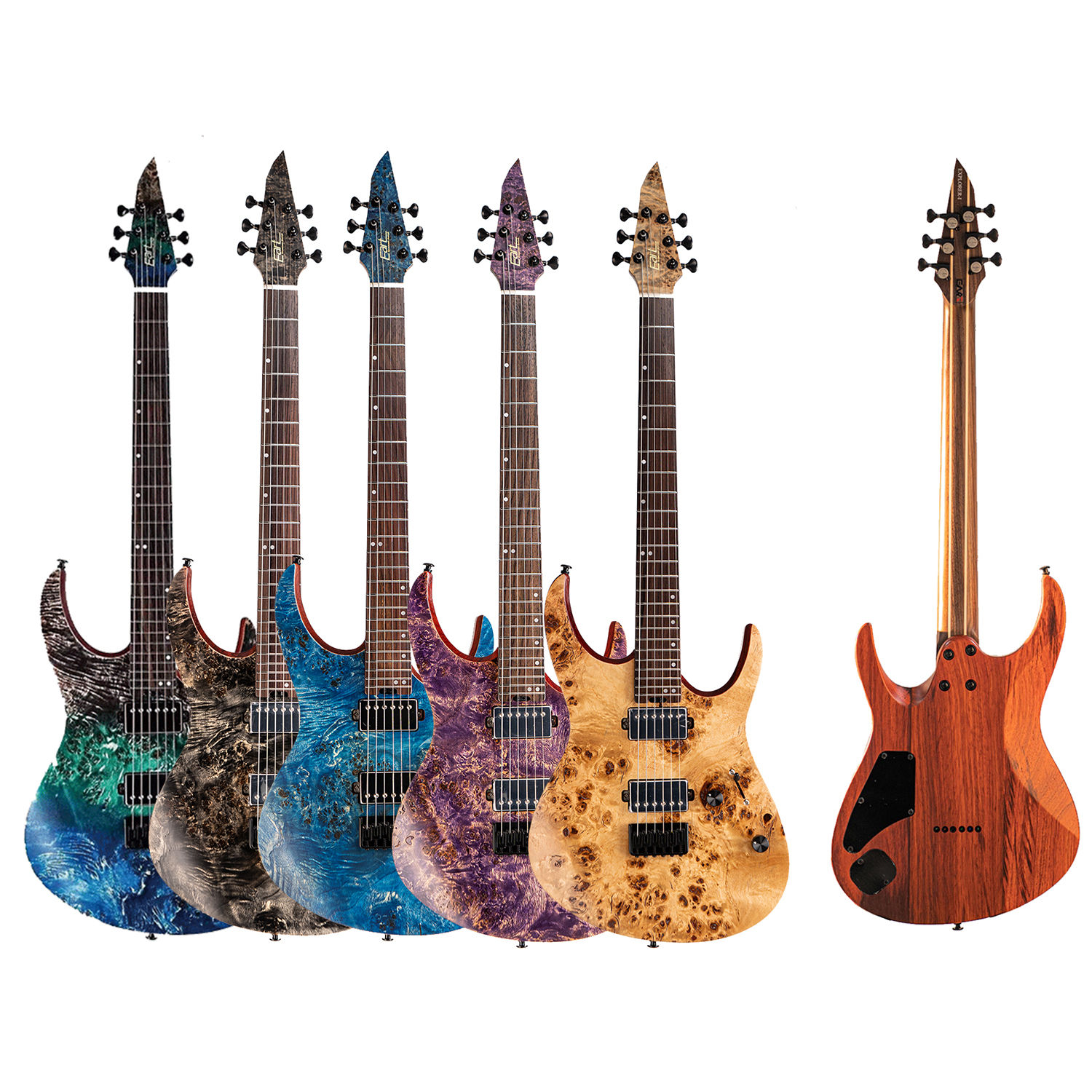 EART H6 Model Hard Metal Electric Guitars