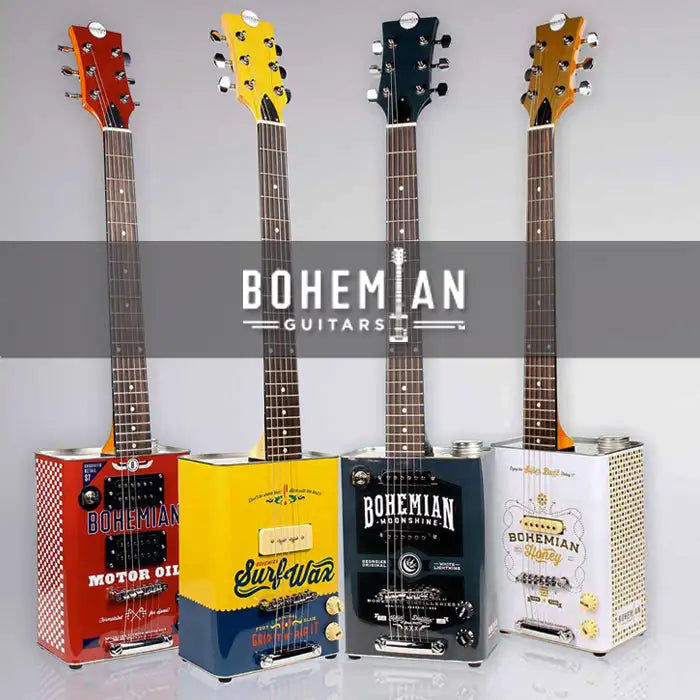 Miniaturebillede: Bohème Guitare Guitare Huile Peut Guitare Électrique-7 Modèles Disponibles