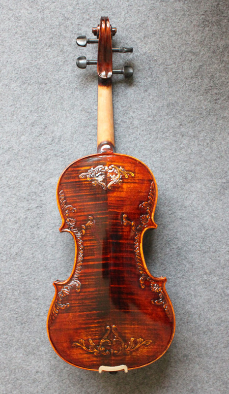 섬네일: NAOMI 4/4 Full Size Stradivarius Violin Vintage Baroque Violin Handmade TOP Spru
