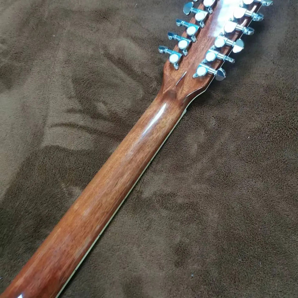 Miniatura: 41 Inch 12 String Deluxe Full Abalone Fingerstyle Acoustic Guitar