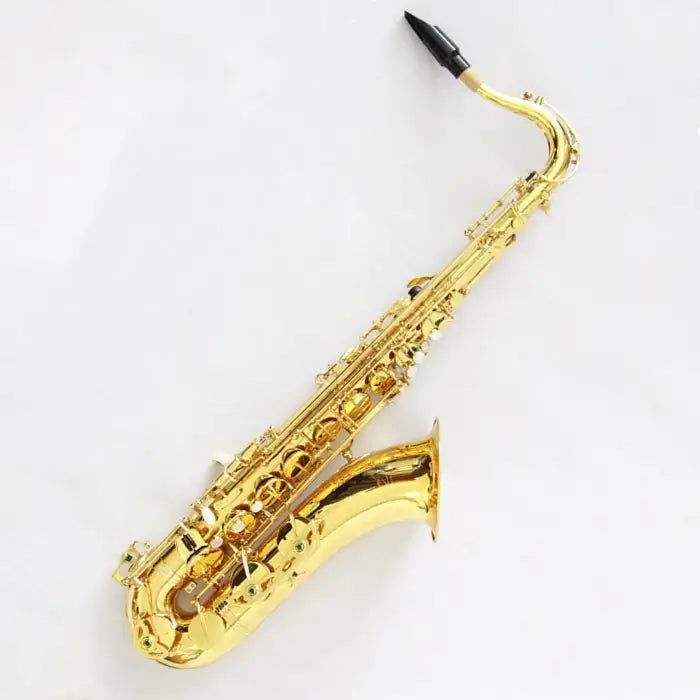 Miniatura: Professional Level Imported Spring And Pads Gold Lacquer Tenor Saxophone