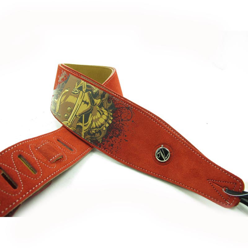 Μικρογραφία: YUEKO Premium Double Layer Leather F-P203 Soft Texture Skull Pattern Length Adju