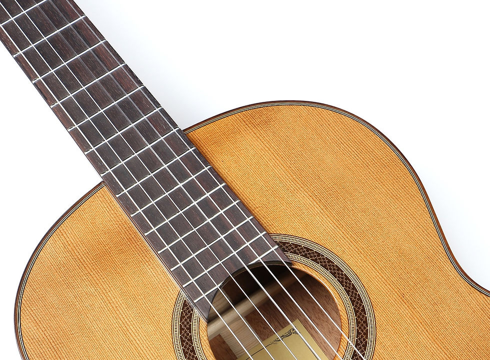 Miniatura: 2023 Hot Sale Chinese Solid Wood Classical Guitar Solid Cedar Wood
